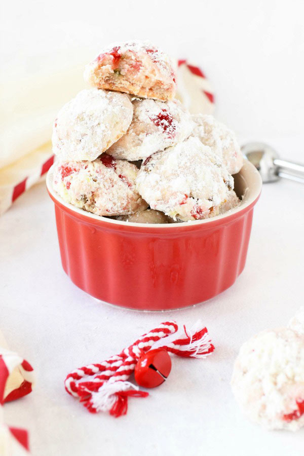 Pistachio Cherry Snowball Cookies Best Crafts And Recipes 7455