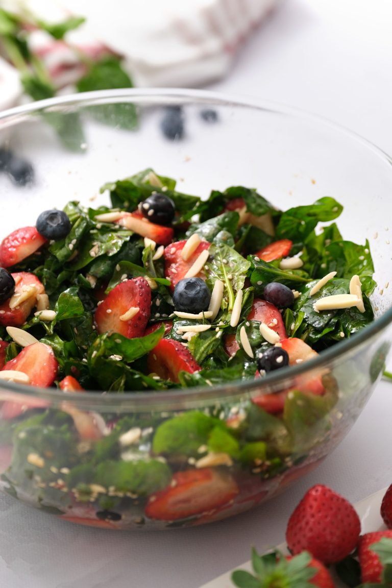 Strawberry Spinach Salad Best Crafts and Recipes
