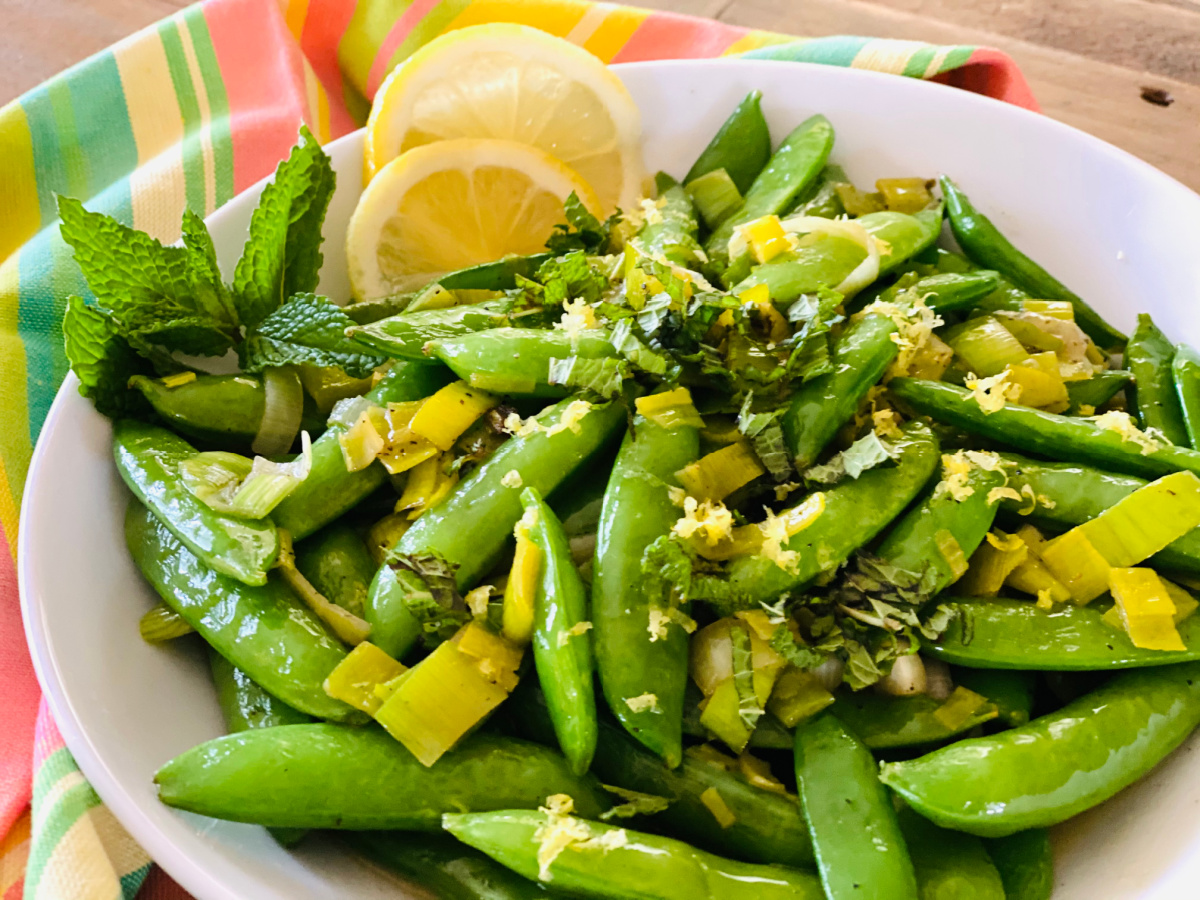 Sugar Snap Peas With Mint And Lemon Best Crafts and Recipes