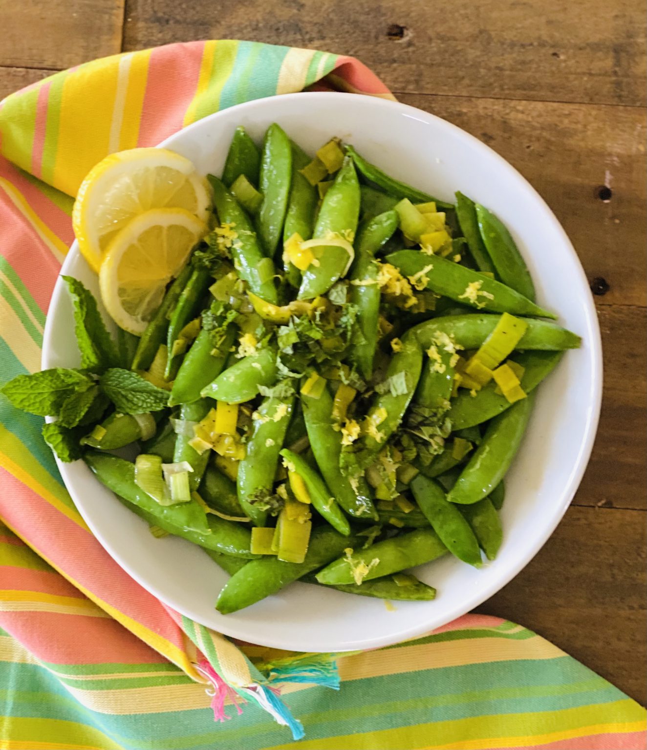 Sugar Snap Peas With Mint And Lemon Best Crafts and Recipes