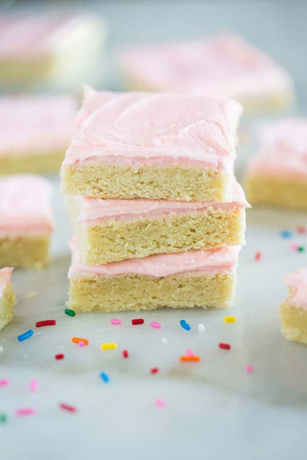 Frosted Sugar Cookie Bars Recipe Best Crafts and Recipes