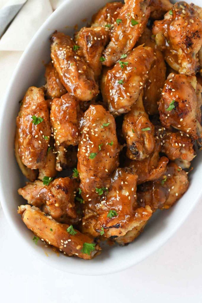 Honey Garlic Chicken Wings (Oven Baked) - Best Crafts and Recipes