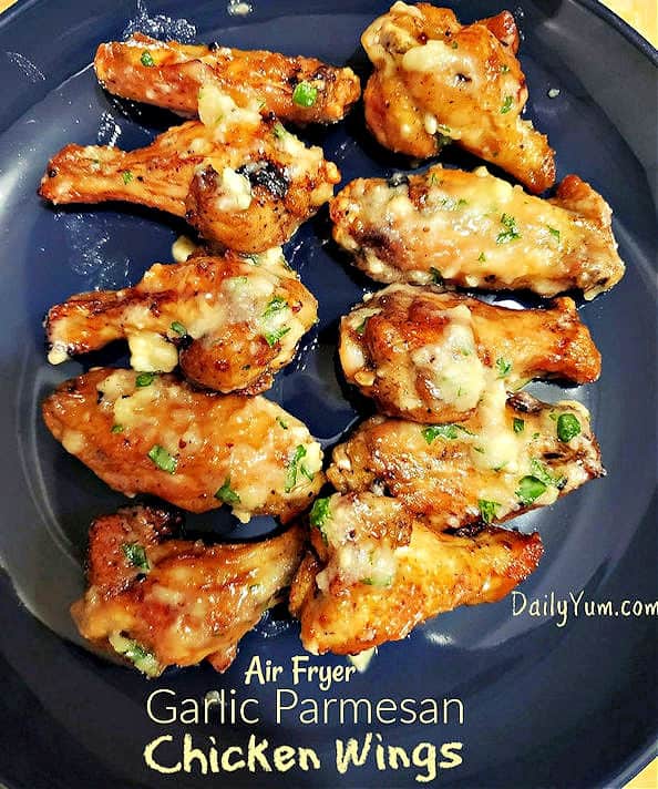 Air Fryer Garlic Parmesan Chicken Wings Best Crafts and Recipes