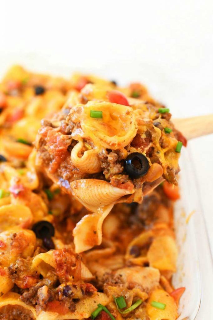 Cheesy Taco Pasta Casserole - Best Crafts and Recipes