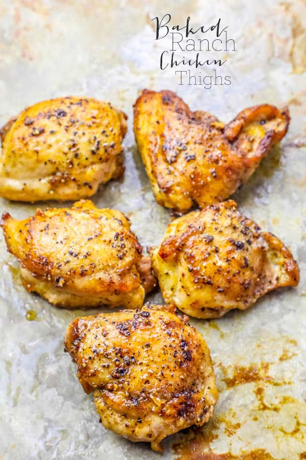 Baked Ranch Chicken Thighs - Best Crafts and Recipes