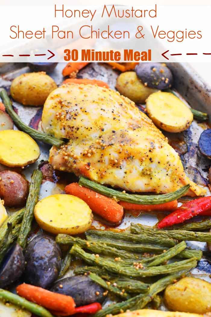 Sheet Pan Honey Mustard Chicken (Ready in 30 Minutes) - Best Crafts and ...