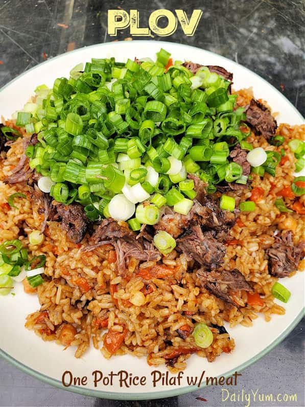 Instant Pot Plov One pot rice pilaf with meat Best Crafts and