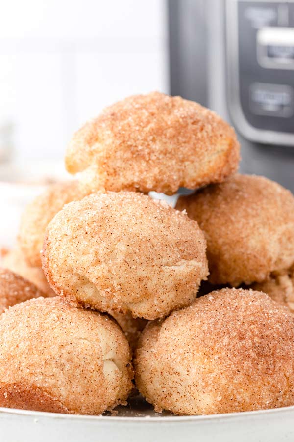 Air Fried Pumpkin Spice Cream Cheese Donut Holes Best Crafts and Recipes