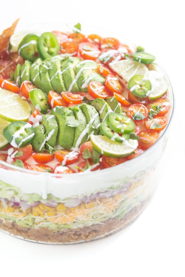 Easy Mexican Layered Salad Recipe - Best Crafts and Recipes