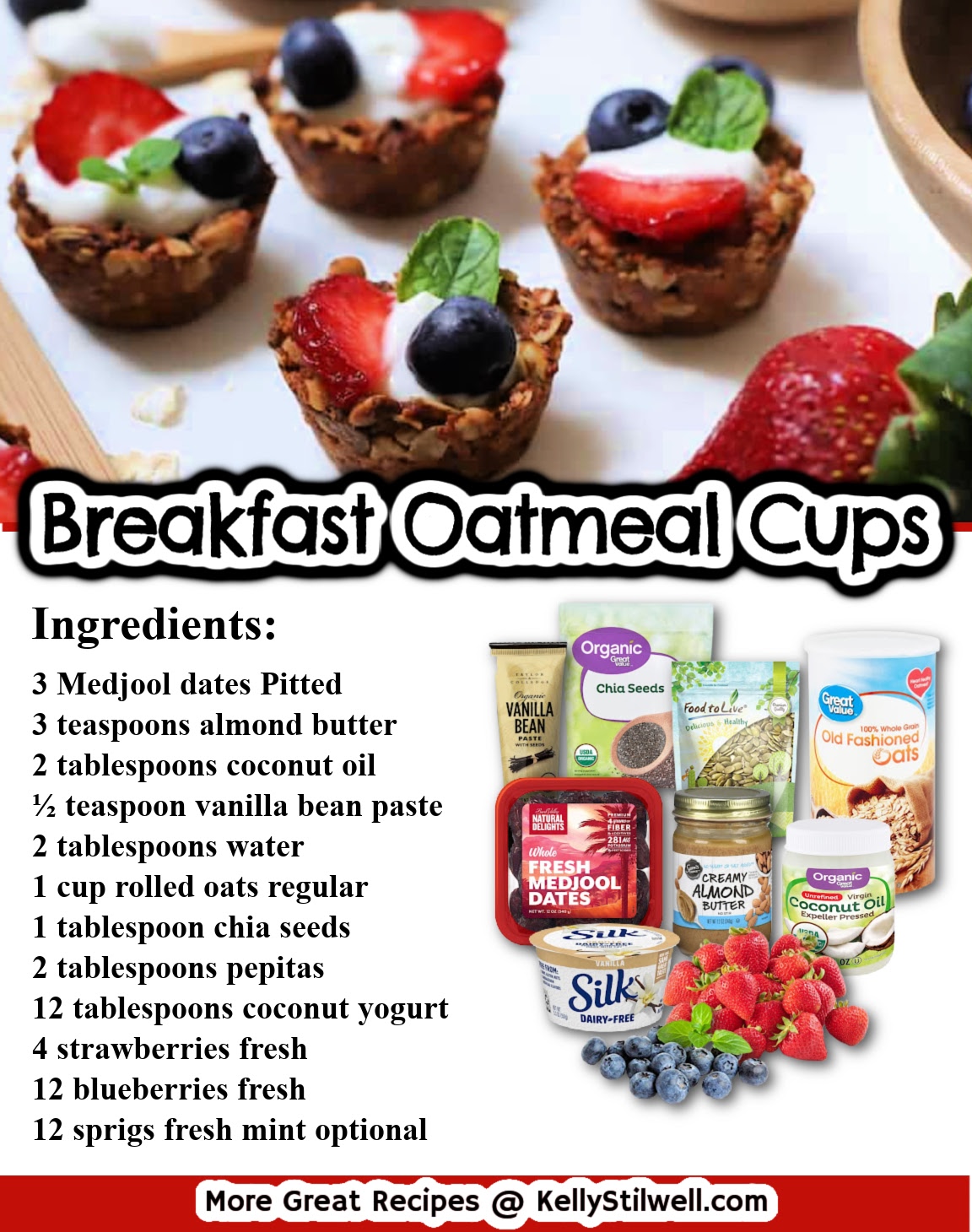 BREAKFAST OATMEAL CUPS RECIPE Best Crafts and Recipes