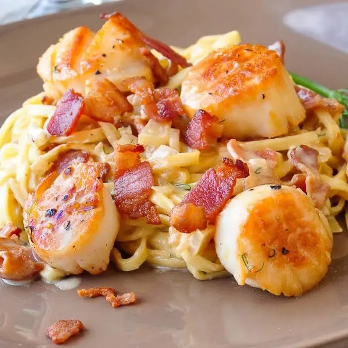 Pan Seared Scallops With Bacon Fennel Cream Sauce Best Crafts And Recipes 9806