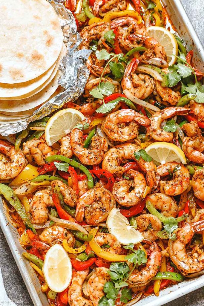 Sheet Pan Shrimp Fajitas Best Crafts and Recipes