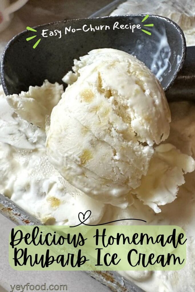 Rhubarb ice cream recipe best sale no churn