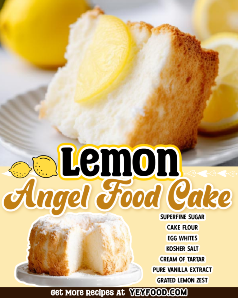 Easy Lemon Angel Food Cake Best Crafts and Recipes