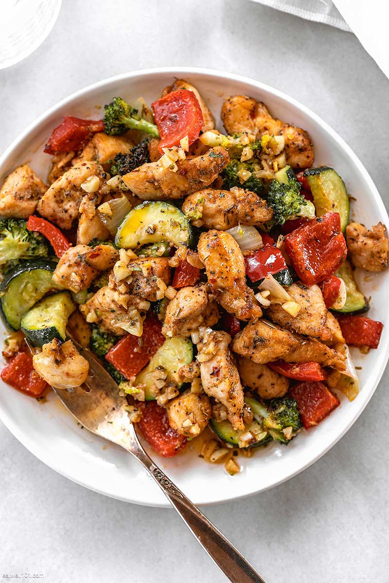 Air Fryer Chicken and Vegetables (in 15 minutes!) - Best Crafts and Recipes