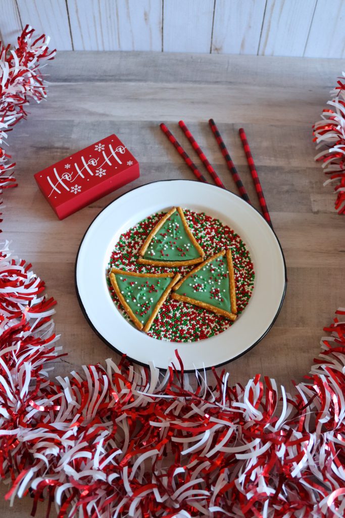 Christmas Tree Pretzels Best Crafts and Recipes