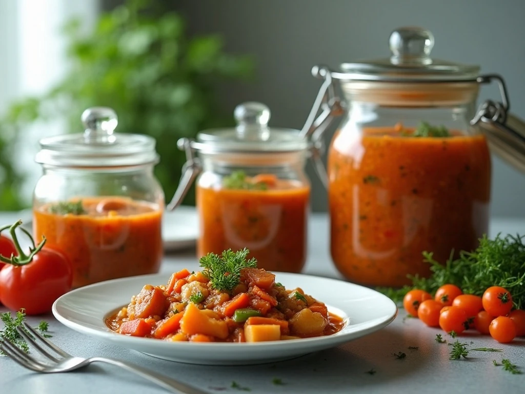 Meal-prepped homemade Crock-Pot meals ready for storage