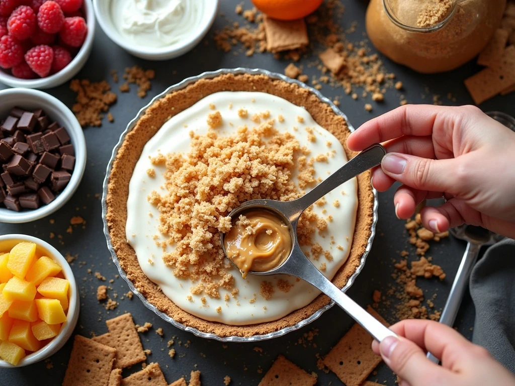 Ingredients commonly used in no-bake pies