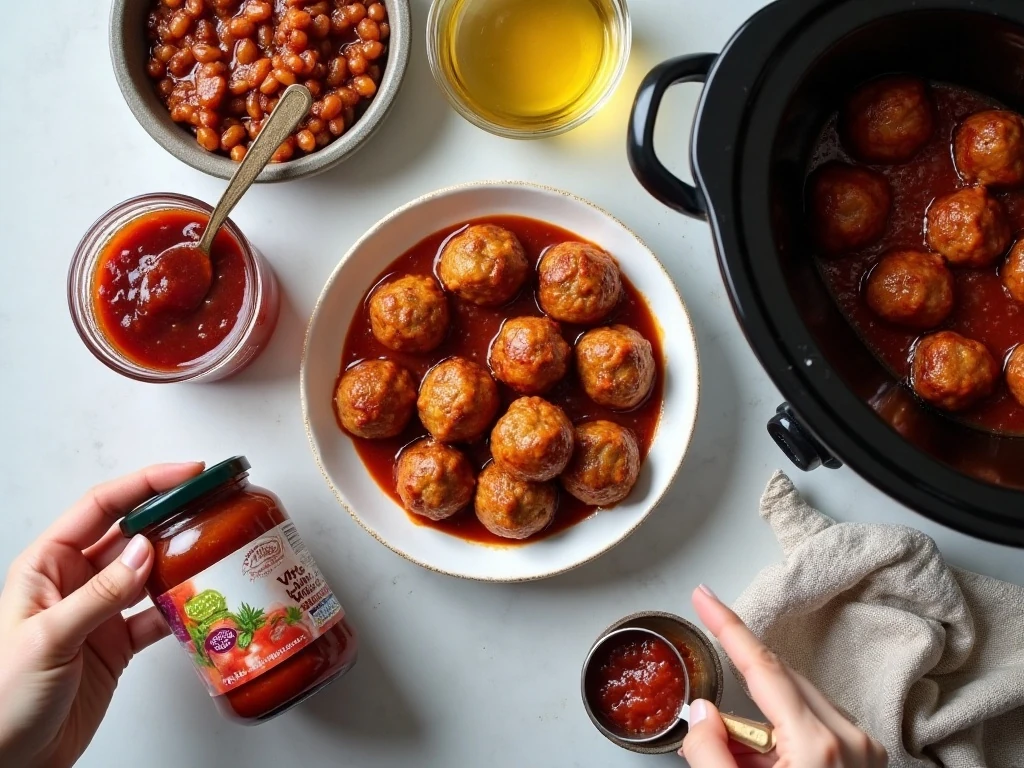 Grape jelly chili sauce and frozen meatball ingredients