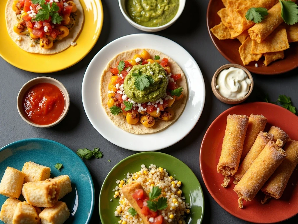 Assortment of easy Mexican-inspired recipes for Cinco de Mayo