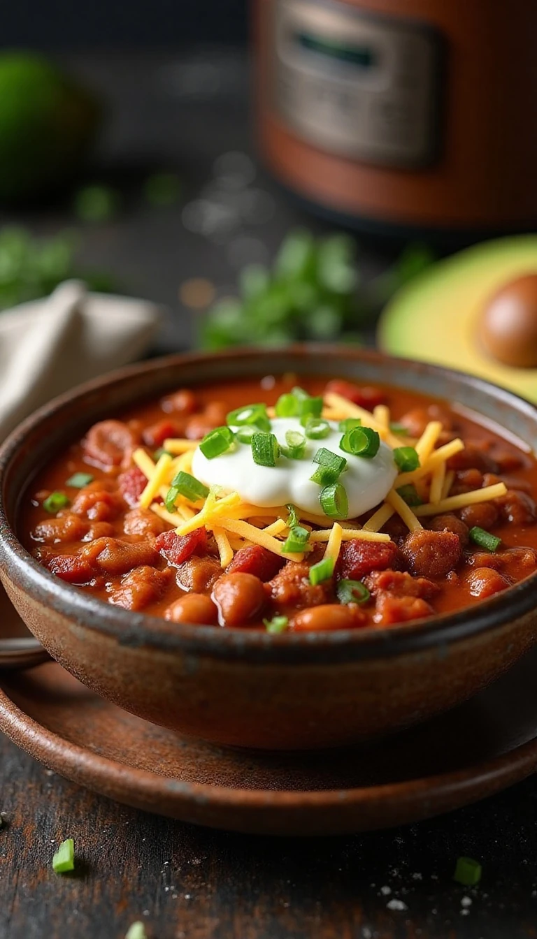 20-Minute Pressure Cooker Pork Chili Recipe with Big Flavor