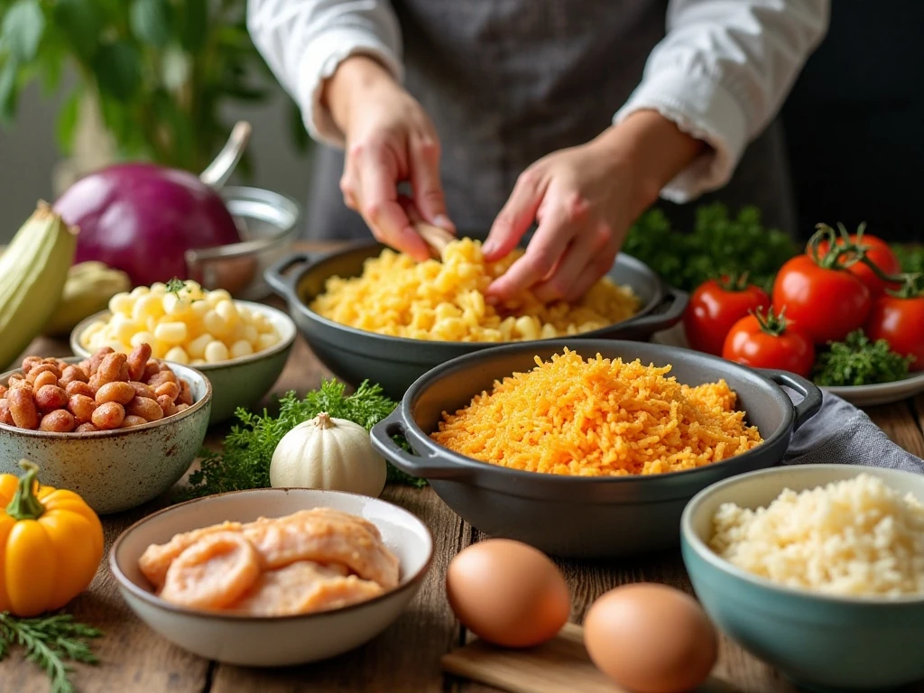 Affordable ingredients for making casseroles