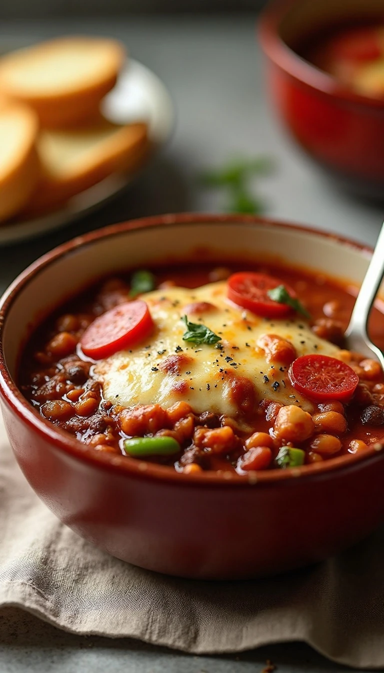 Easy 30-Minute Pizza Chili Recipe for a Cozy Family Dinner