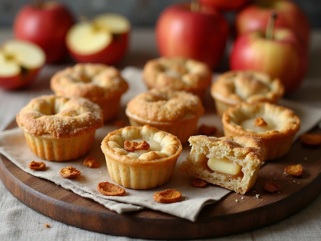 Apple dessert table for serving and entertaining