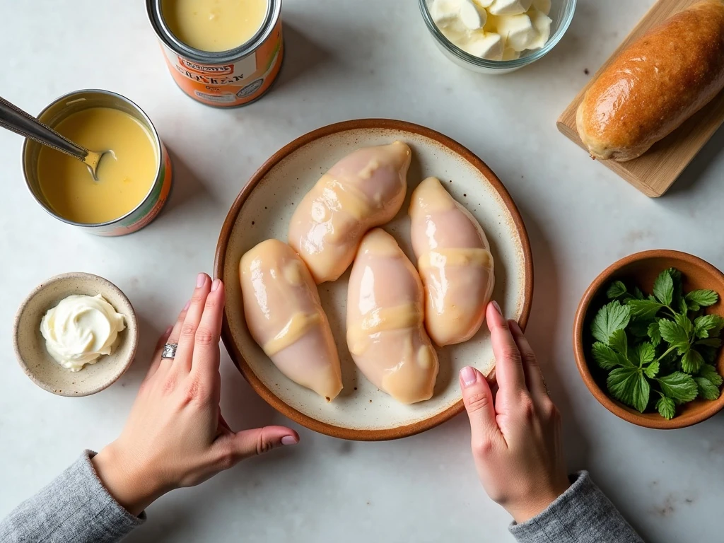 Four ingredients for slow-cooker Houdini Chicken