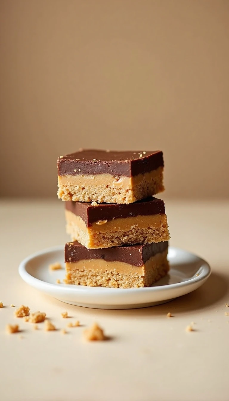 5-Ingredient Chocolate Peanut Butter Bars Recipe