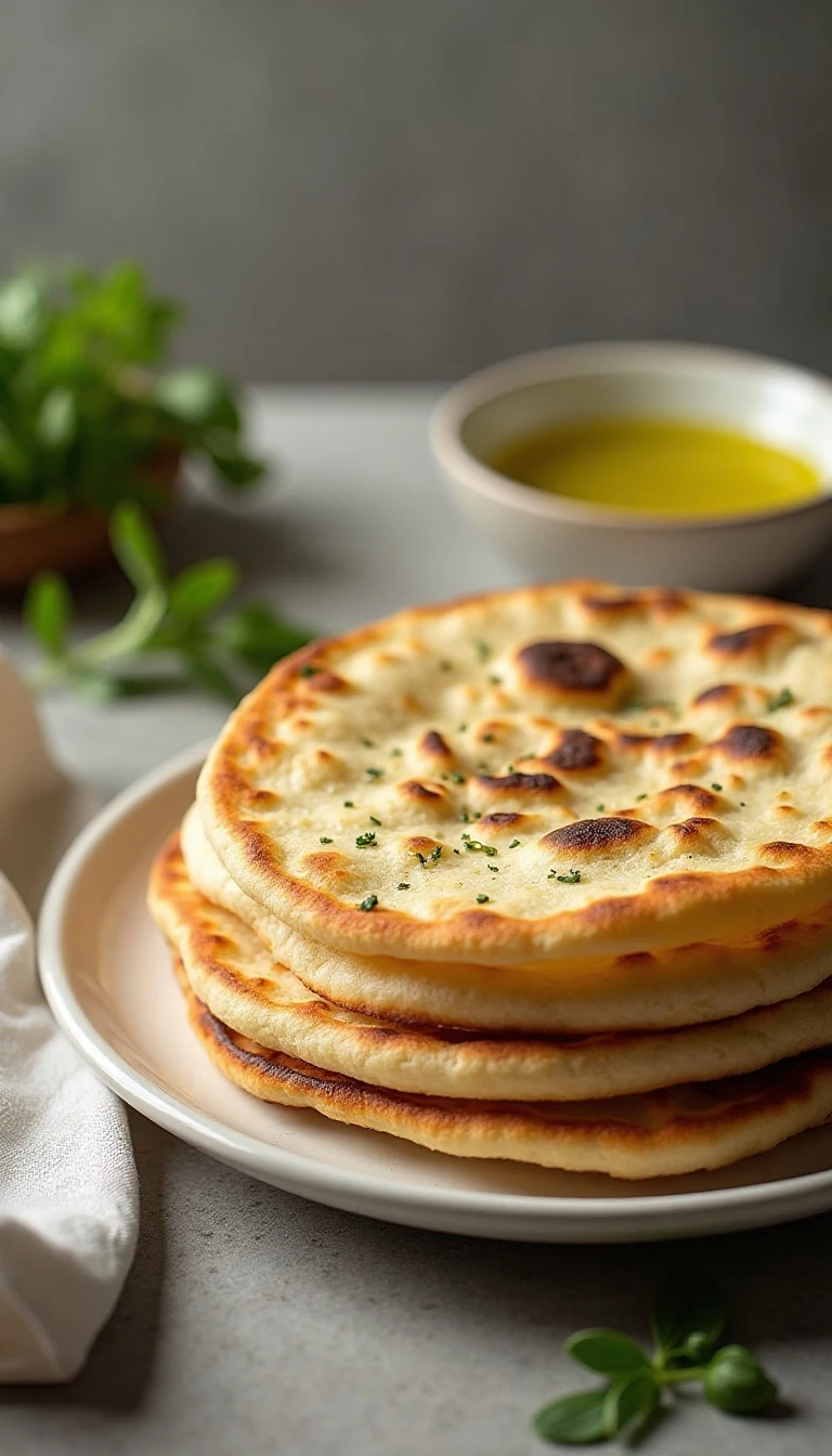 Easy 5-Ingredient Skillet Flatbread Recipe