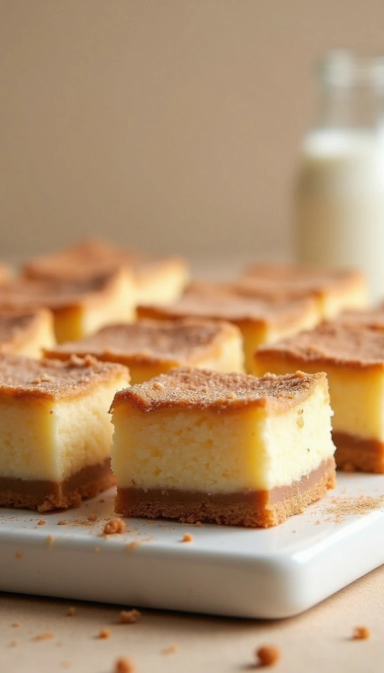 Easy 6-Ingredient Cinnamon Cheesecake Bars