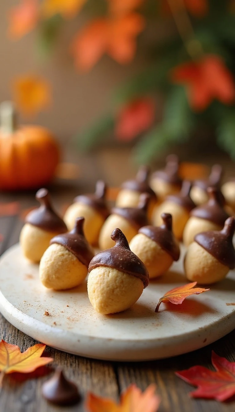 Easy and Cute Nutter Butter Acorn Cookies Recipe
