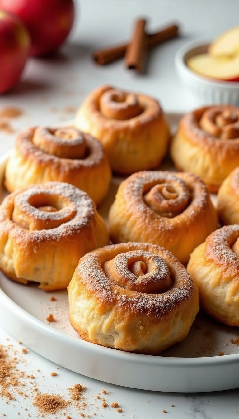 Easy Air Fryer Apple Cinnamon Crescent Rolls Recipe