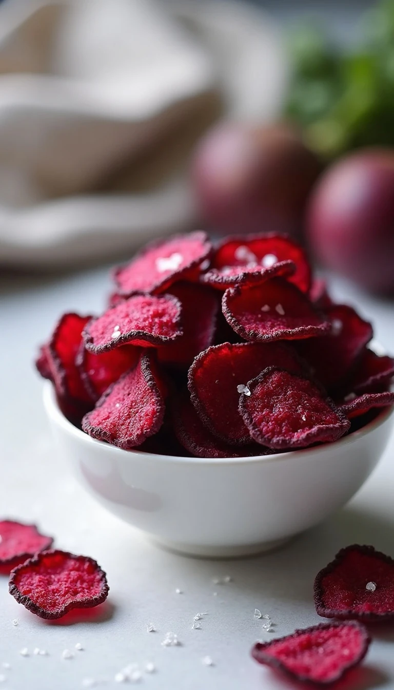 Crispy Air Fryer Beet Chips Recipe