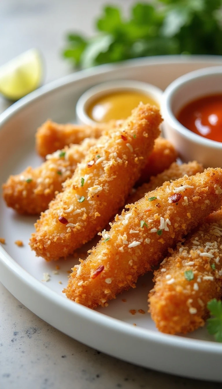 Crispy Air Fryer Coconut Chicken Recipe