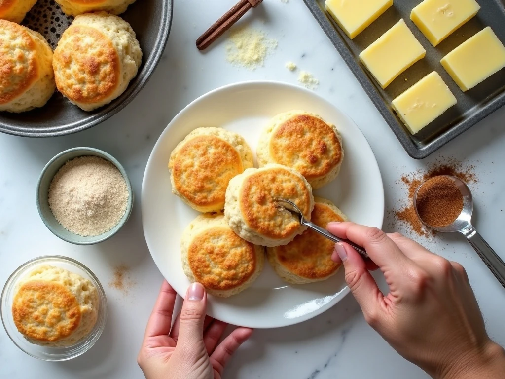 Ingredients for easy air fryer donuts