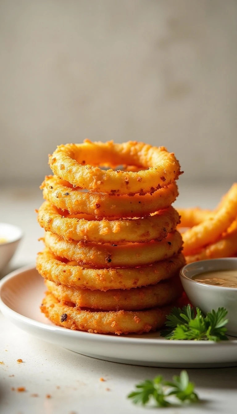 Crispy Air Fryer Onion Rings Recipe