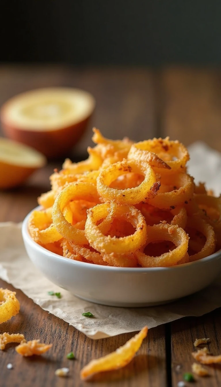 Easy Crispy Air Fryer Onions Recipe