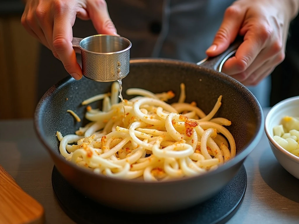 Onions arranged in a loose layer in an air fryer basket
