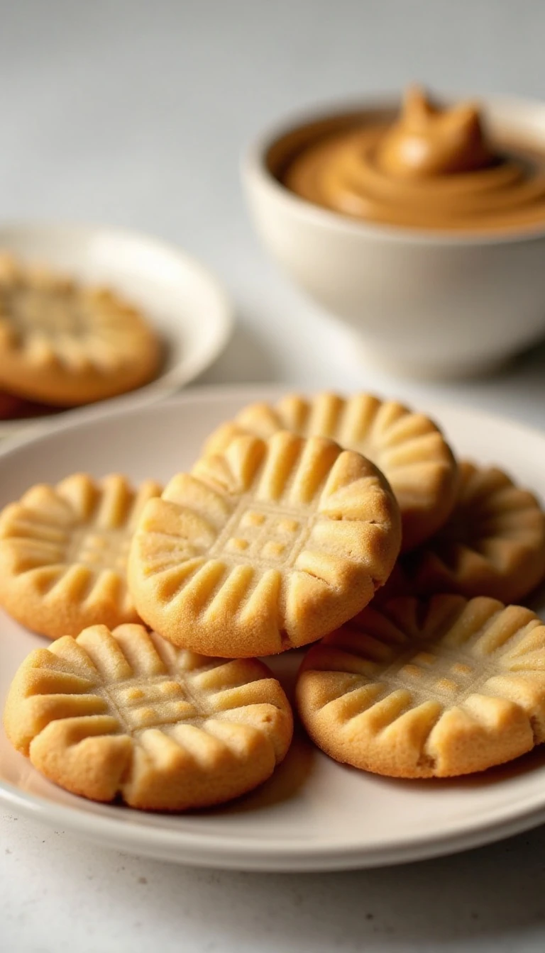 Easy Air Fryer Peanut Butter Cookies at Home