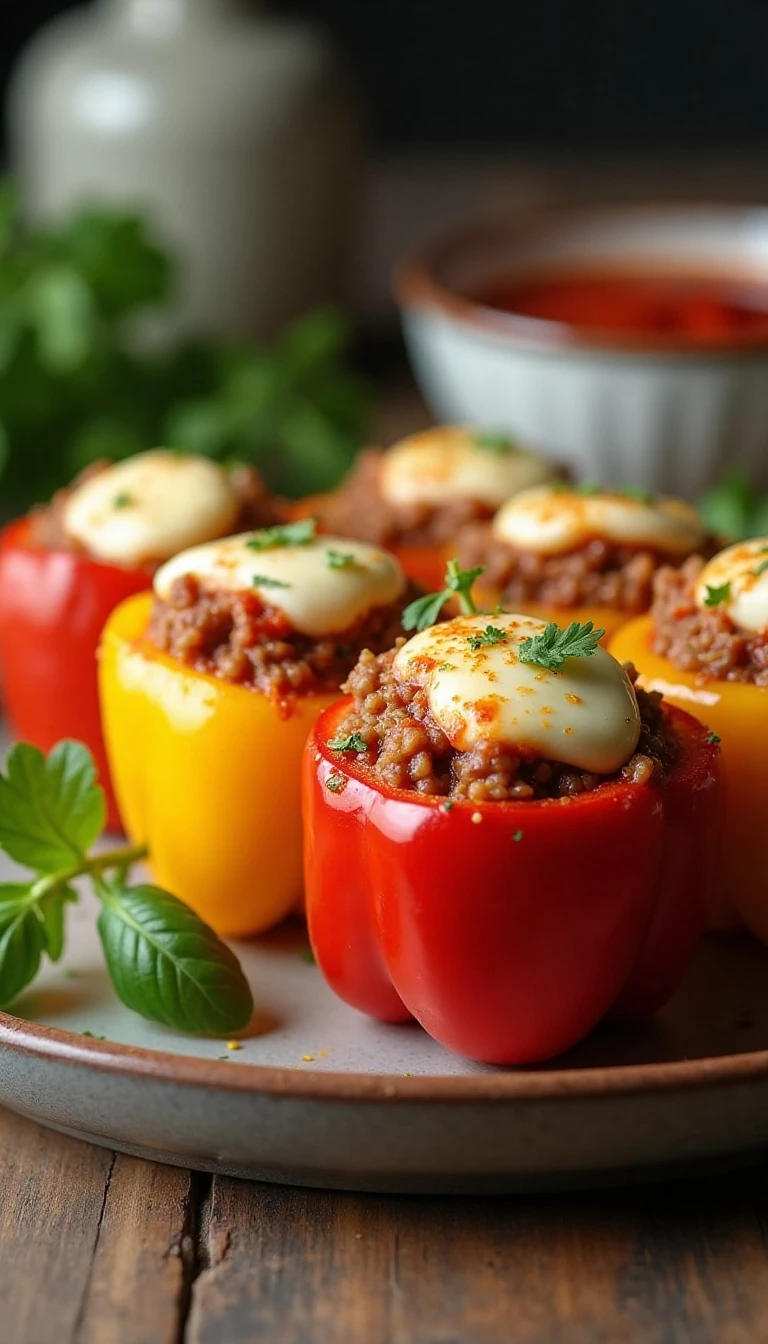 Easy Air Fryer Stuffed Peppers Recipe