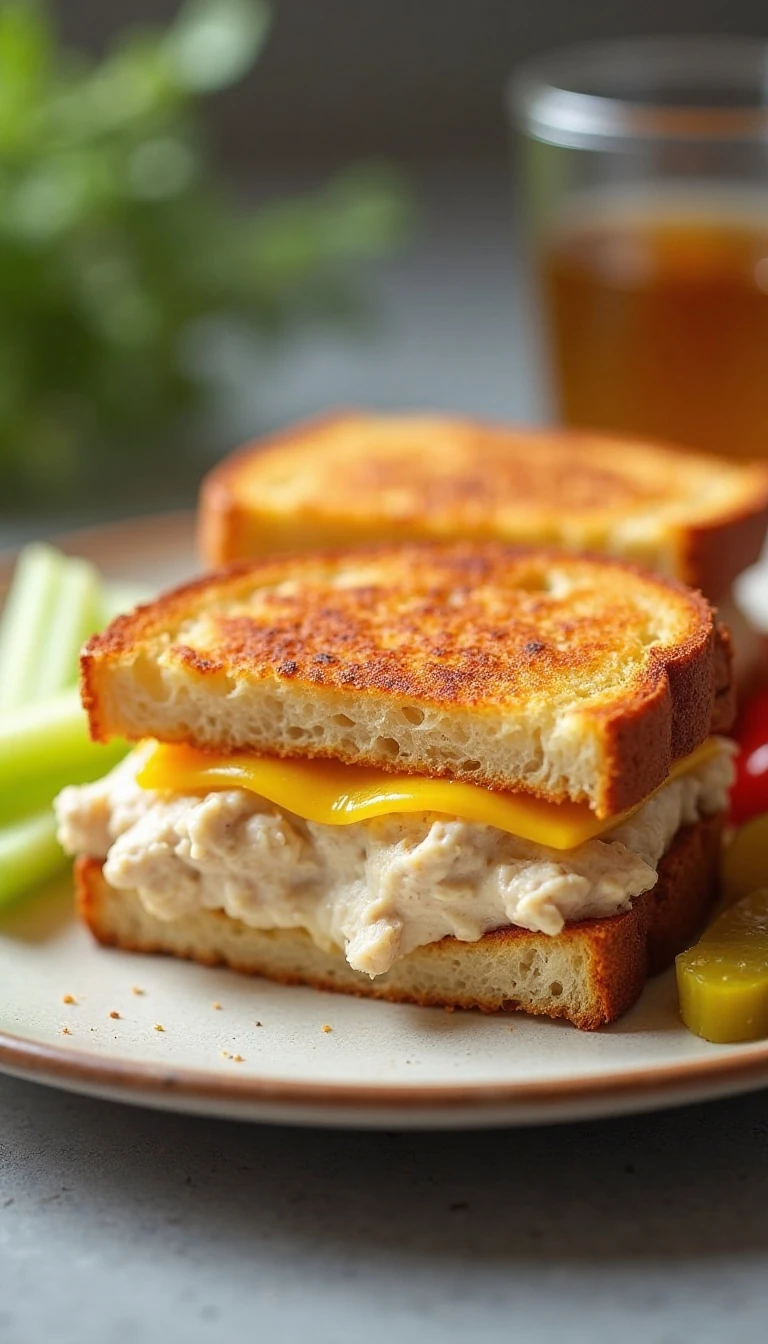 Easy Air Fryer Tuna Melt Recipe