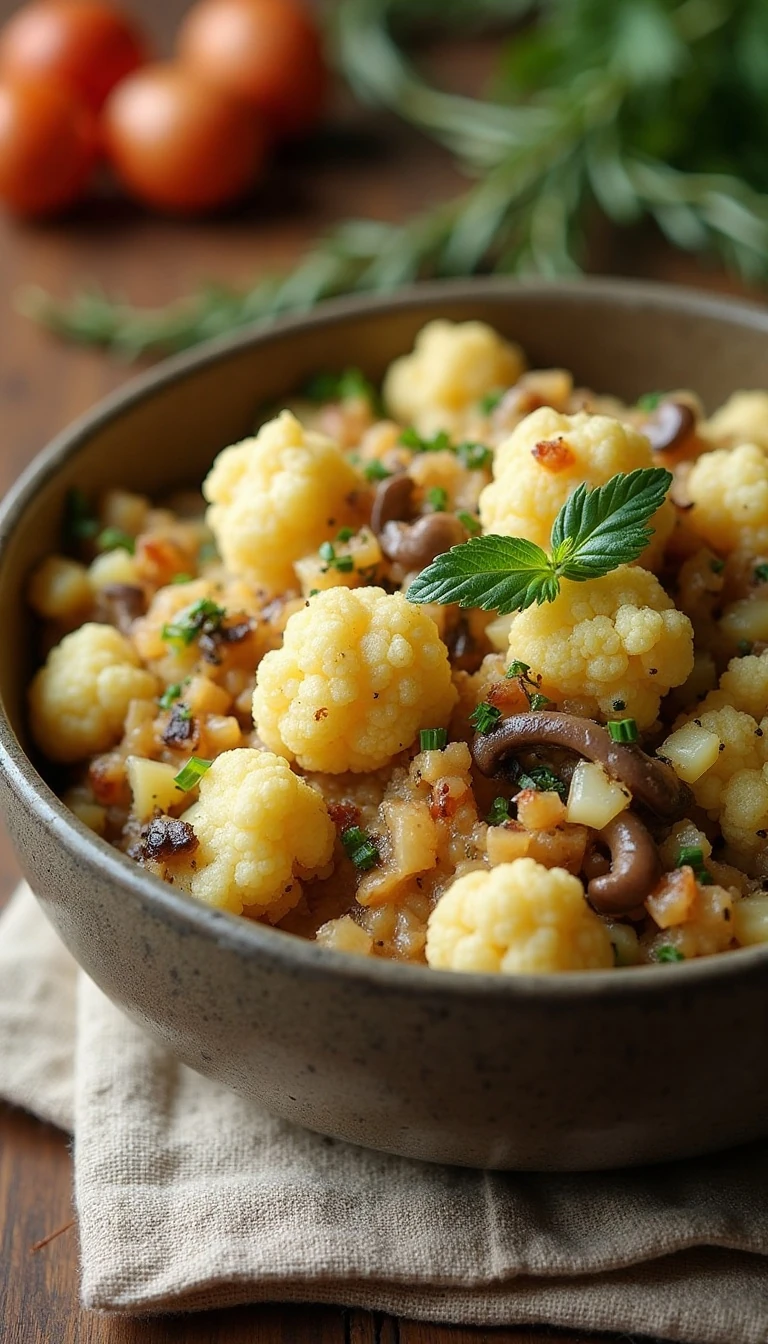 Amazing Cauliflower Stuffing Recipe (Easy & Low Carb)