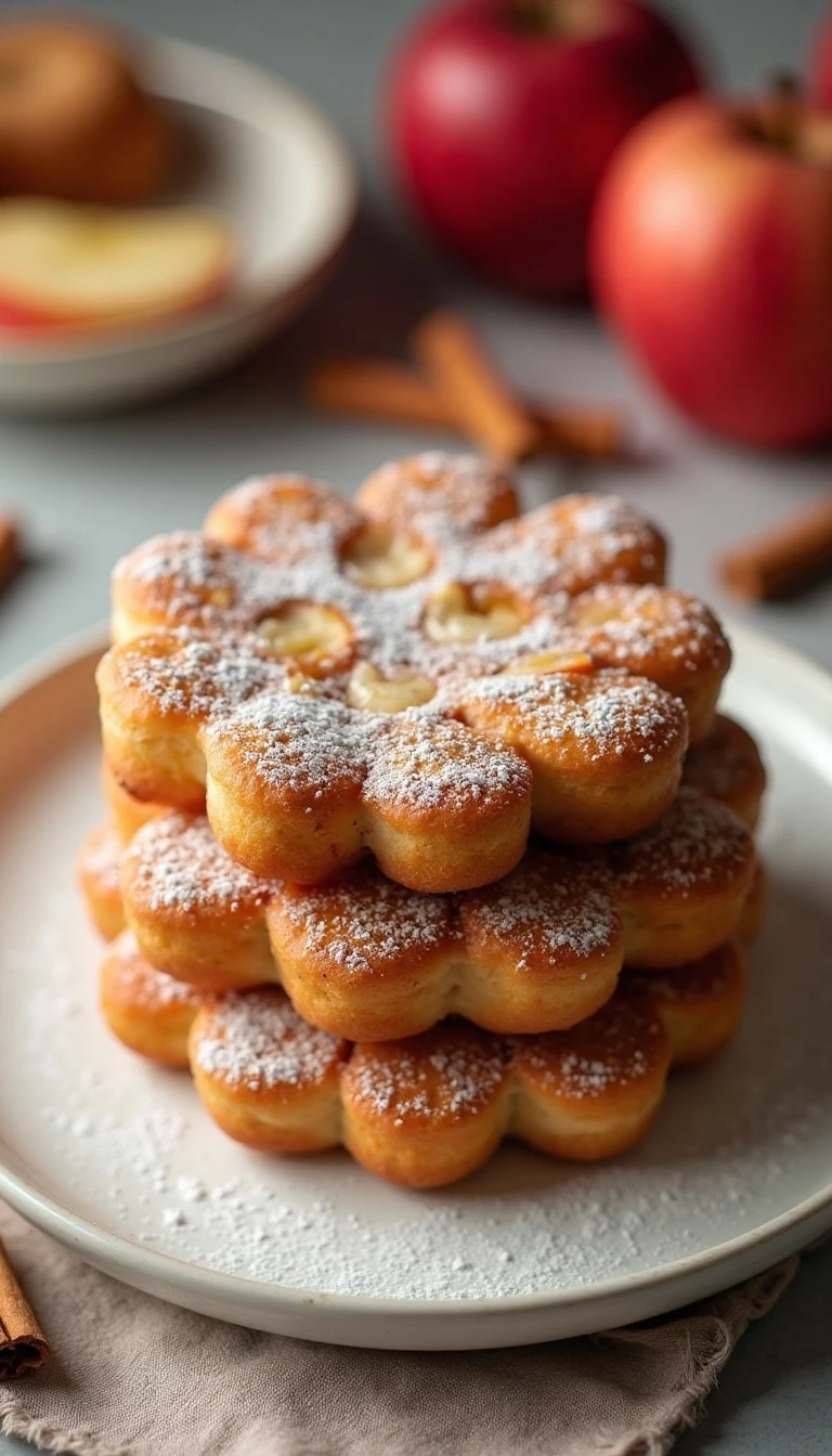 Easy Amish Apple Fritter Recipe with Vanilla Glaze