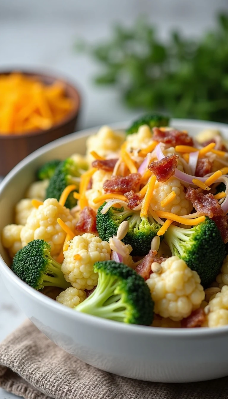 Amish Broccoli Cauliflower Salad Everyone Loves