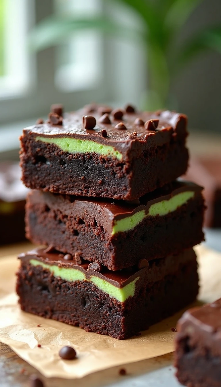 Fudgy Andes Mint Brownies Recipe