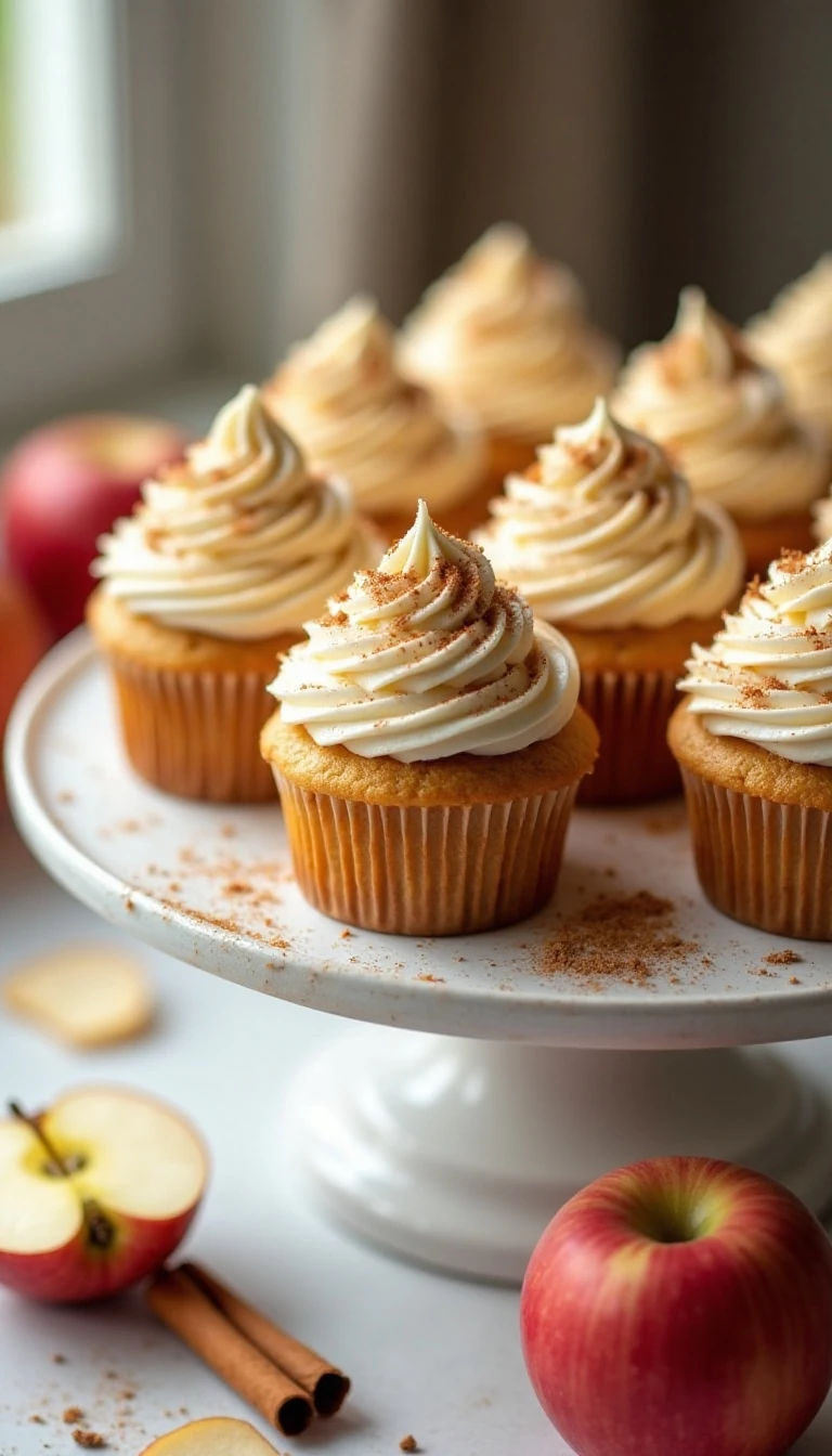 Easy Apple Cider Cupcakes Recipe with Cream Cheese Frosting