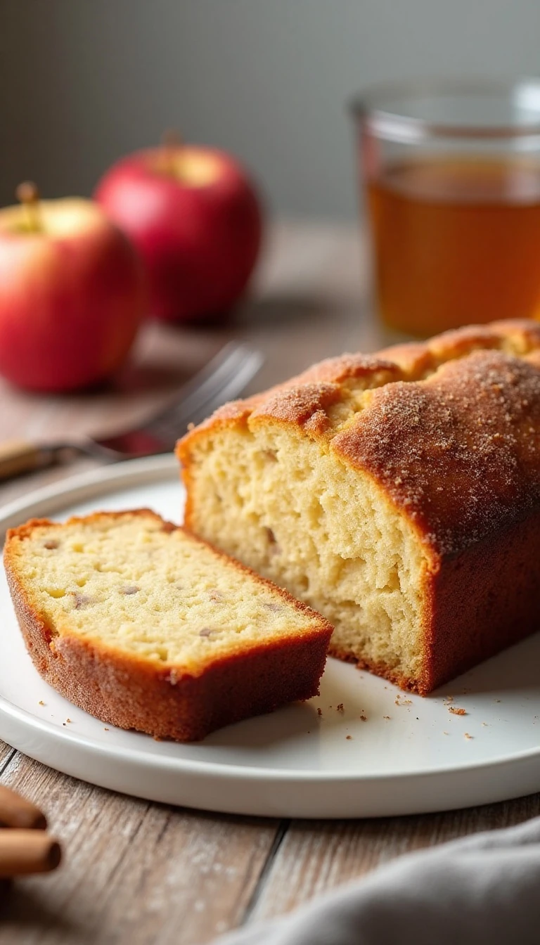 Apple Cider Doughnut Loaf Cake Recipe