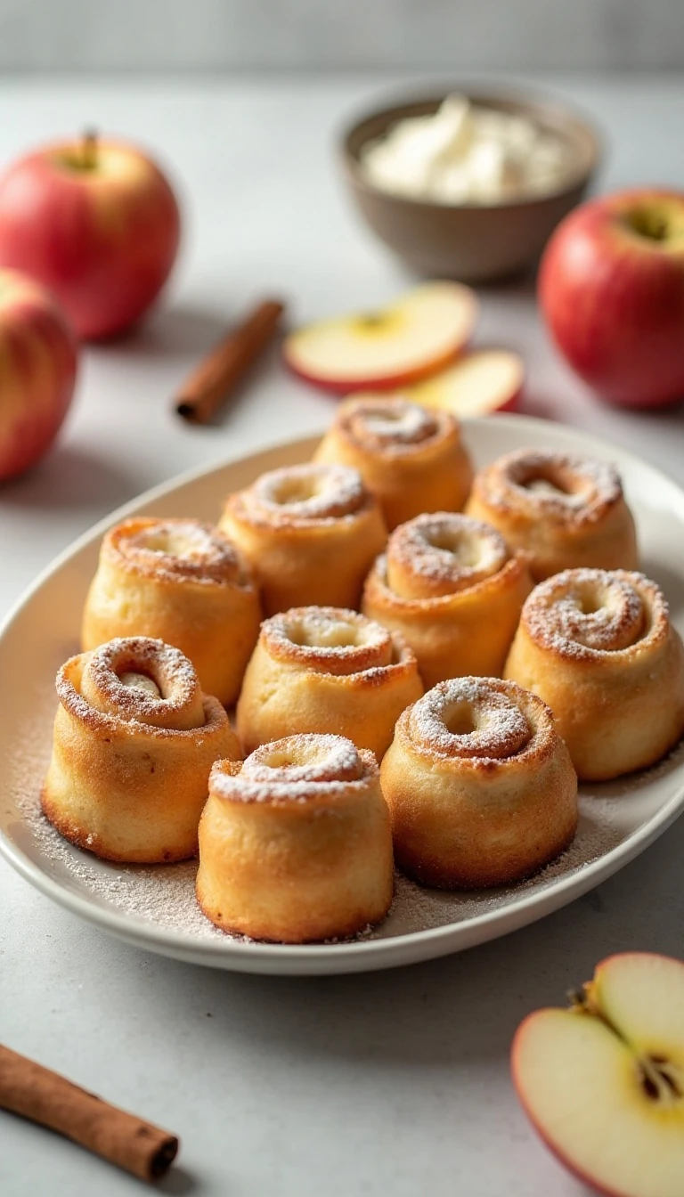 Apple Cinnamon Cream Cheese Roll-Ups Recipe